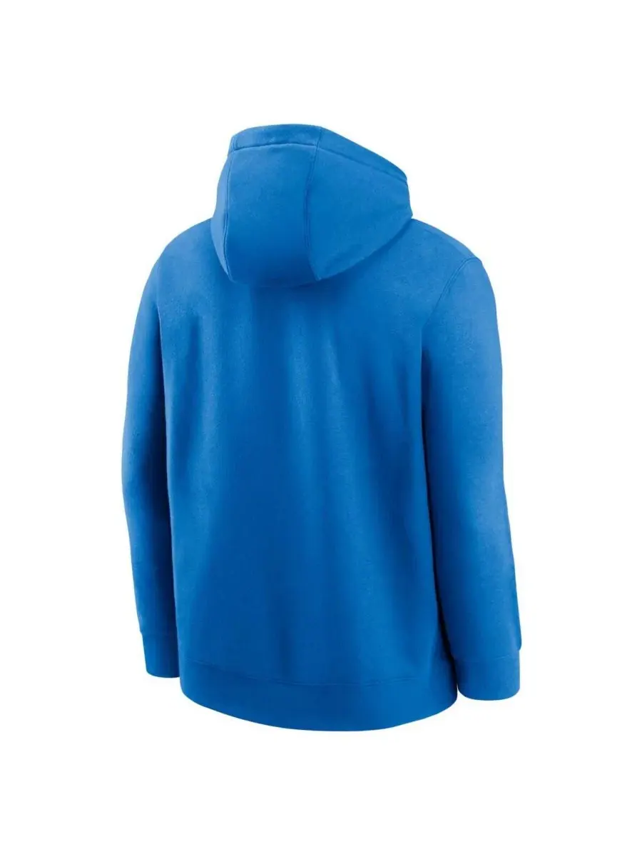 Толстовка Nike Club Logo Pullover с логотипом команды — изображение 3 из 4, синий