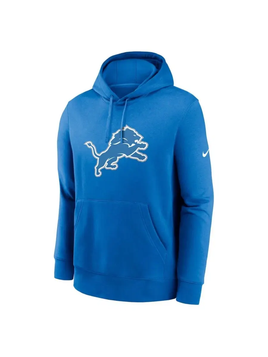 Толстовка Nike Club Logo Pullover с логотипом команды — изображение 4 из 4, синий
