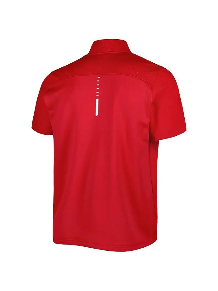 Мужская куртка Red Wisconsin Badgers Motivate 2.0 с полумолнией до половины Under Armour — изображение 3 из 3, красный