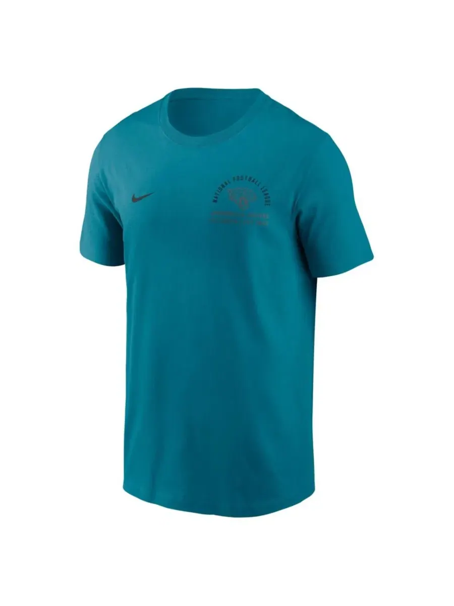 Футболка с принтом логотипа Jacksonville Jaguars Nike — изображение 3 из 3, бирюзовый