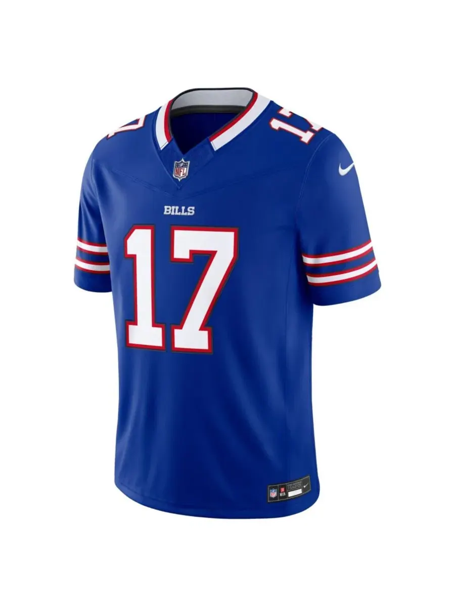 Футболка Nike с длинным рукавом, модель Josh Allen Royal Buffalo Bills Vapor F.U.S.E. Stitched — изображение 2 из 3