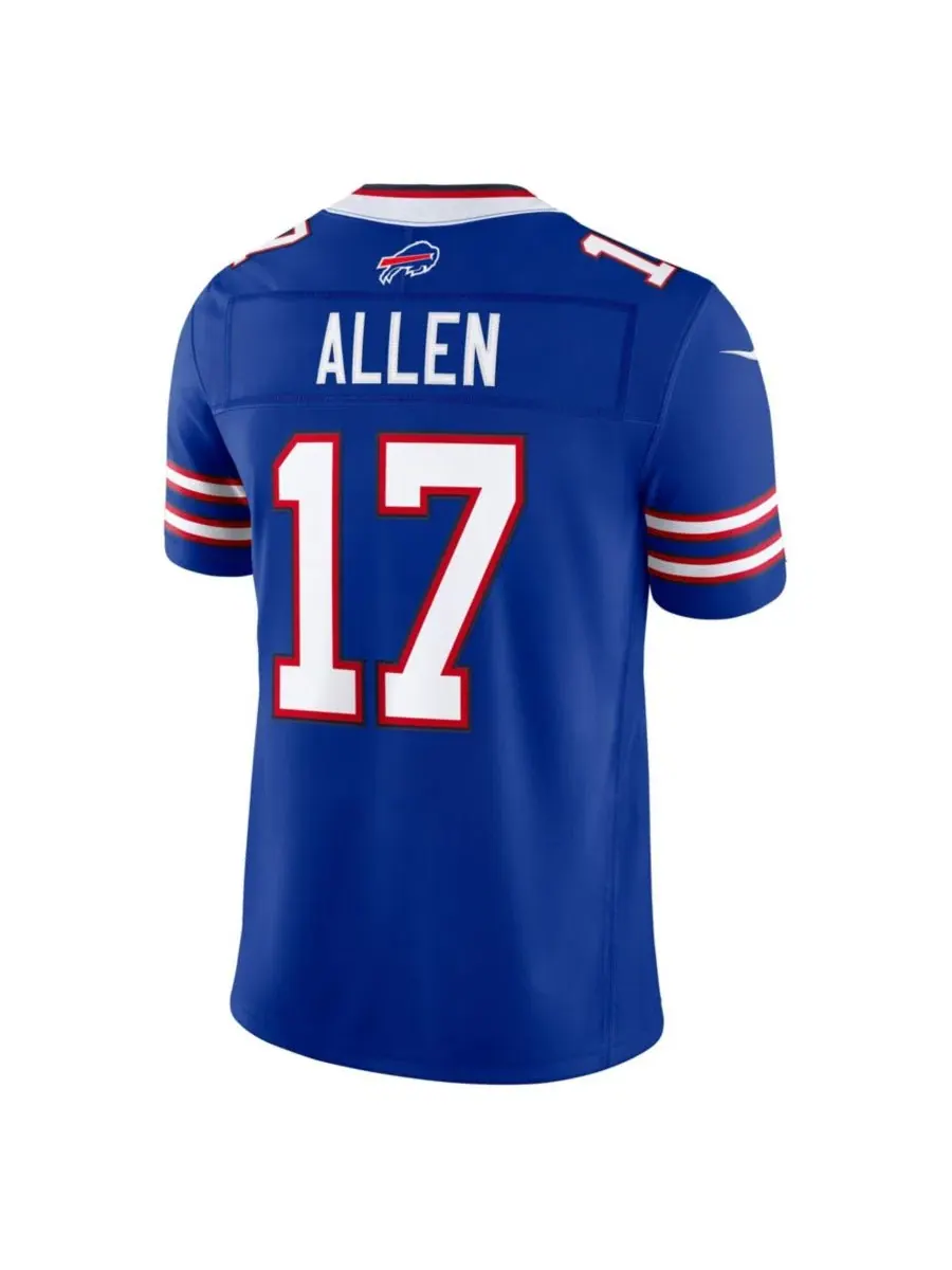 Футболка Nike с длинным рукавом, модель Josh Allen Royal Buffalo Bills Vapor F.U.S.E. Stitched — изображение 3 из 3