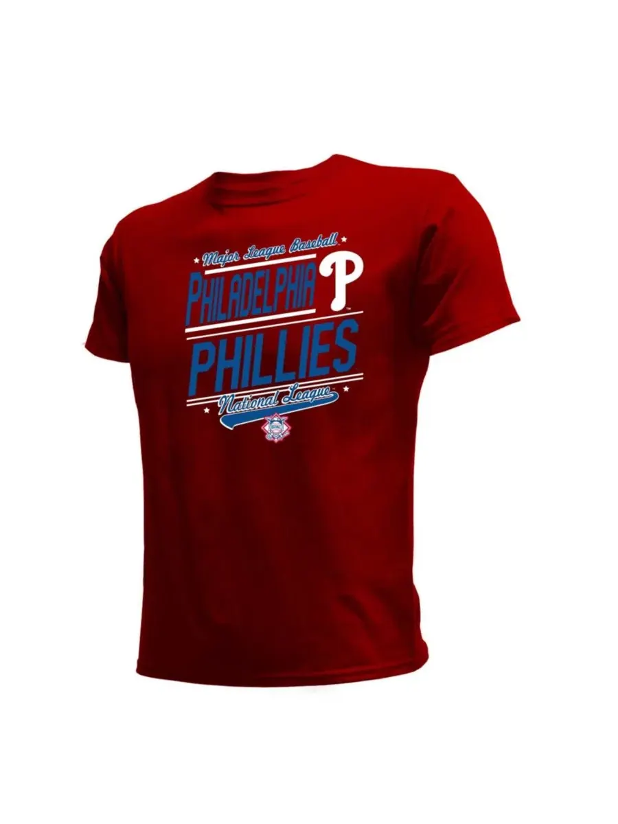 Комплект футболок с длинным и коротким рукавом Philadelphia Phillies Stitches — изображение 2 из 5, красный белый