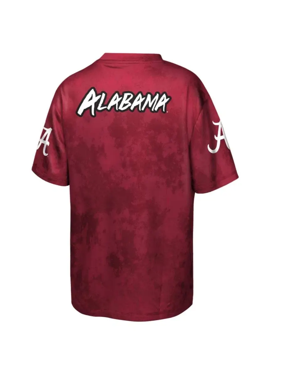 Футболка с длинным рукавом для детей Crimson Alabama Crimson Tide Off-Side Sublimated Outerstuff — изображение 3 из 3