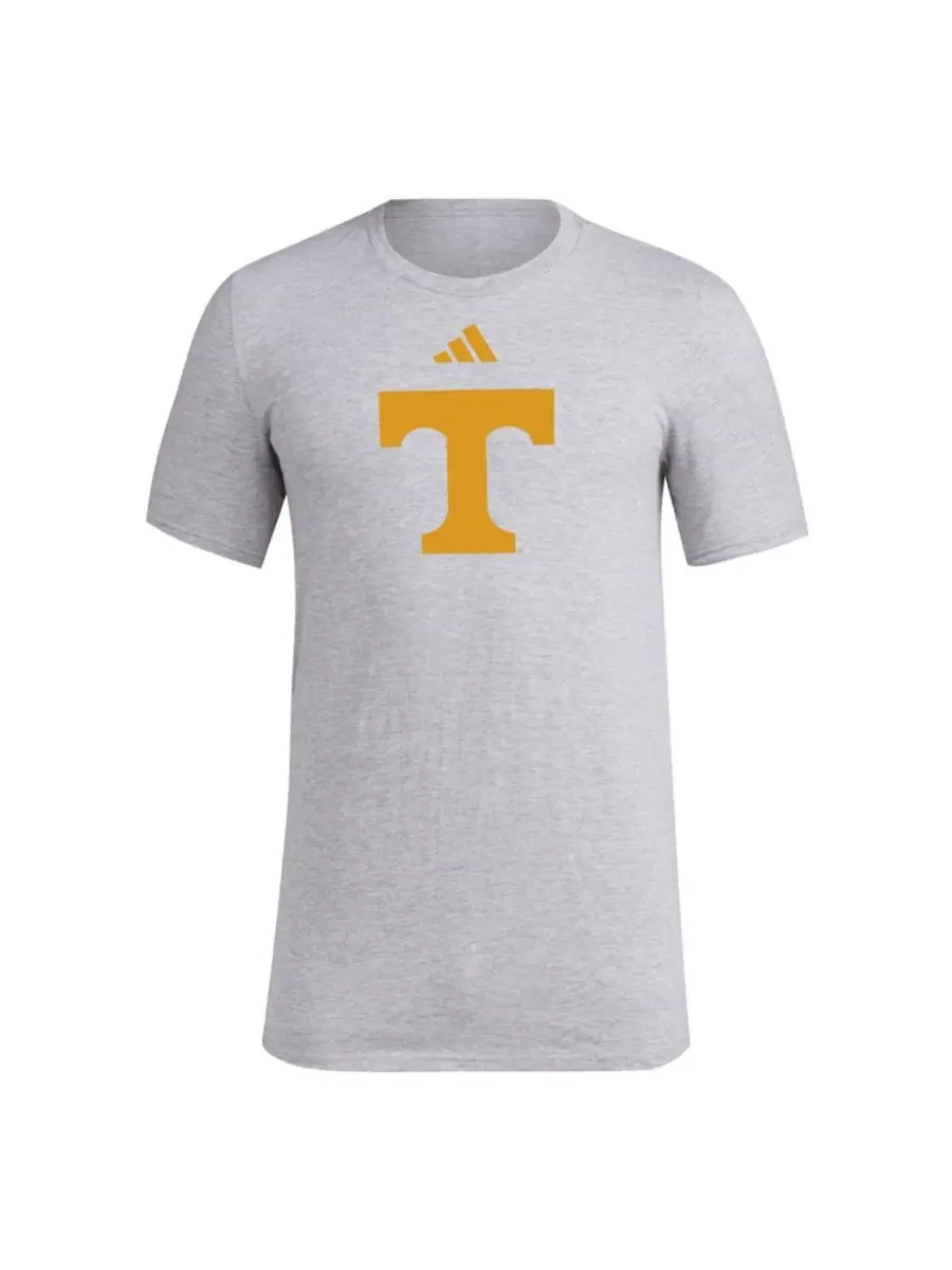 Футболка с коротким рукавом с принтом Tennessee Volunteers adidas — изображение 2 из 3, серый
