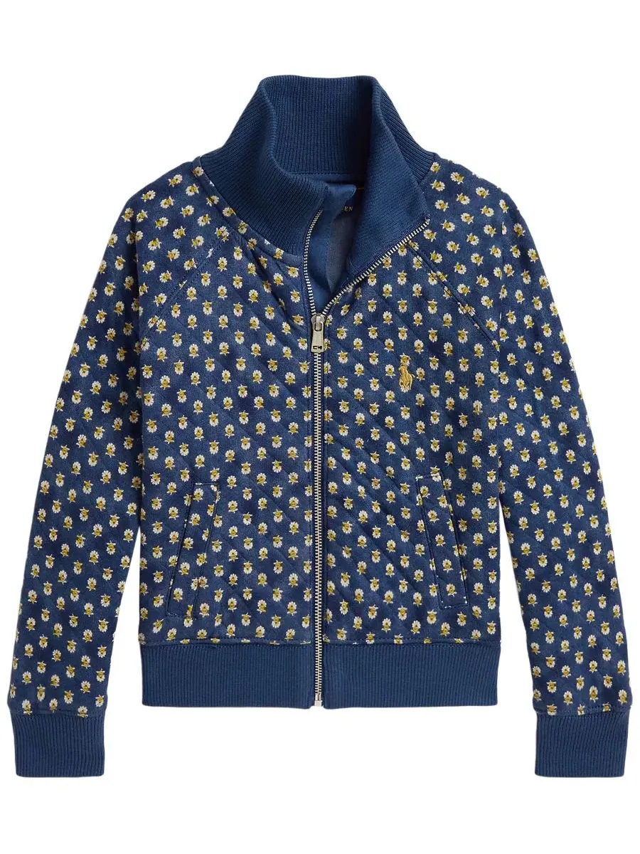 Куртка стеганая с цветочным принтом, модель Preppy Woodblock Polo Ralph Lauren, Preppy Woodblock