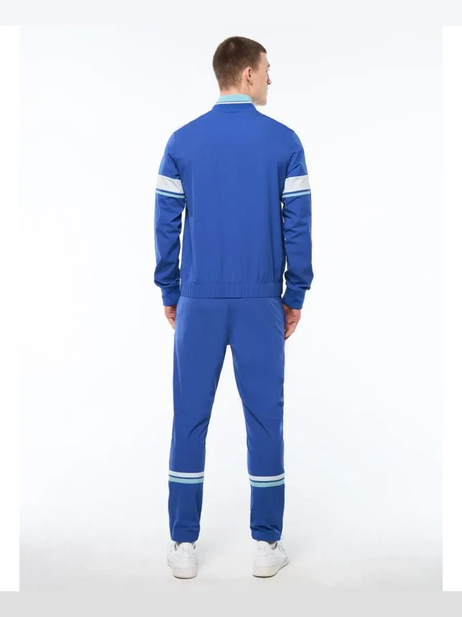Куртка-трек с контрастными вставками Solare Track Jacket Sergio Tacchini, Deep Ultramarine — изображение 3 из 5