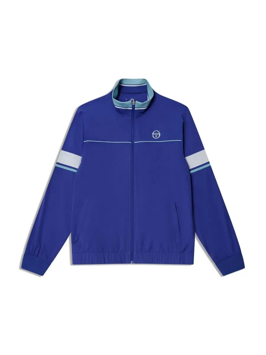 Куртка-трек с контрастными вставками Solare Track Jacket Sergio Tacchini, Deep Ultramarine — изображение 4 из 5