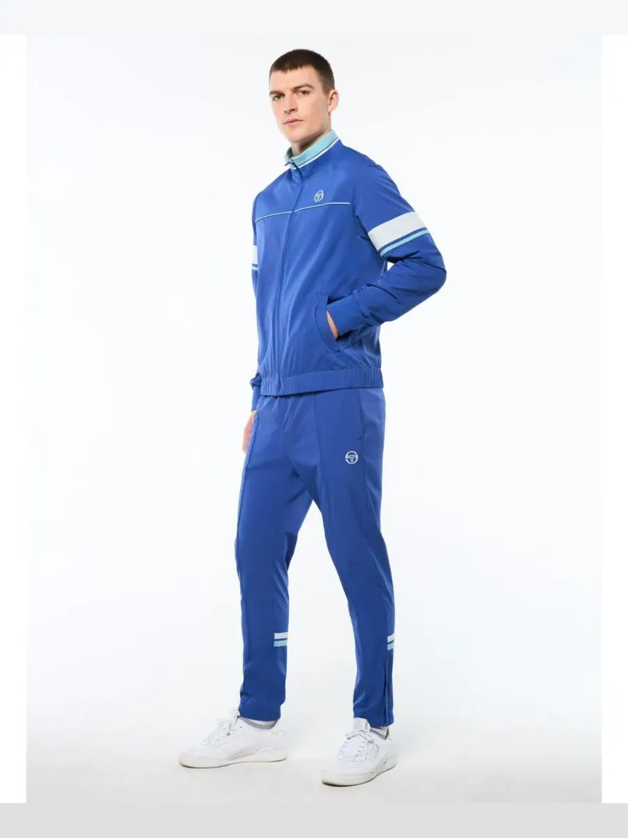 Куртка-трек с контрастными вставками Solare Track Jacket Sergio Tacchini, Deep Ultramarine — изображение 5 из 5
