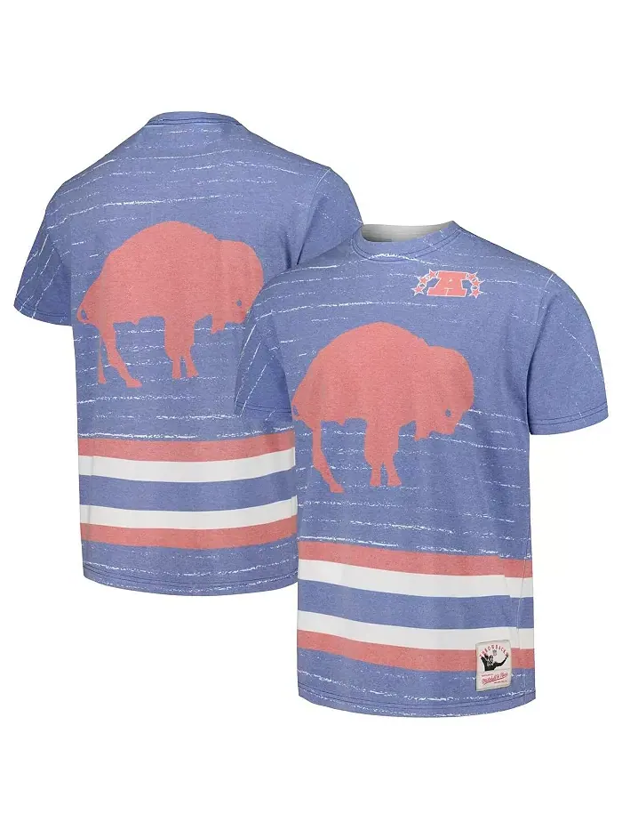 Мужская футболка Royal Buffalo Bills Jumbotron 3.0 Mitchell & Ness — изображение 1 из 1
