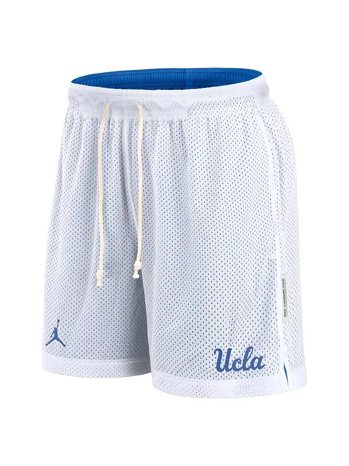 Мужские бело-голубые реверсивные шорты UCLA Bruins Primetime Jordan — изображение 2 из 4