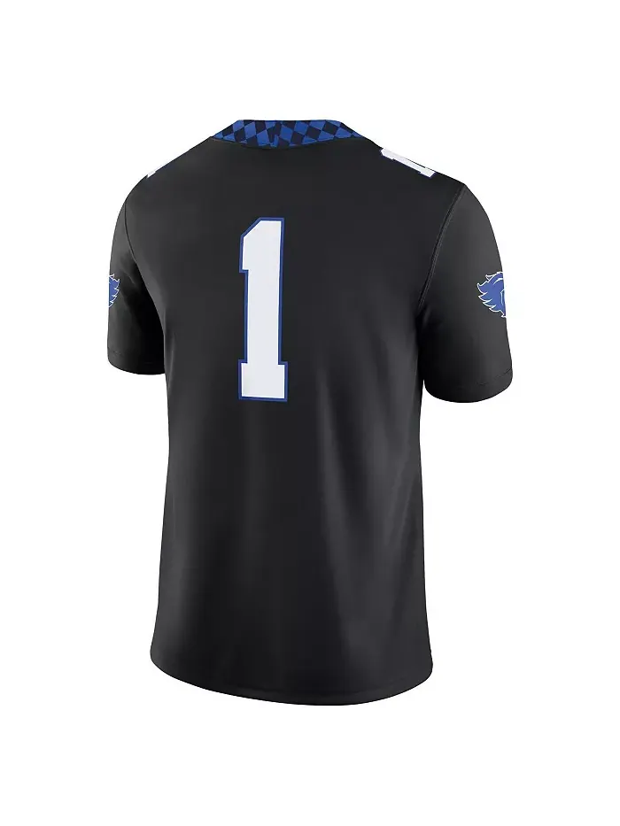 Мужская футболка 1 Black Kentucky Wildcats Alternate Game Jersey Nike — изображение 2 из 3