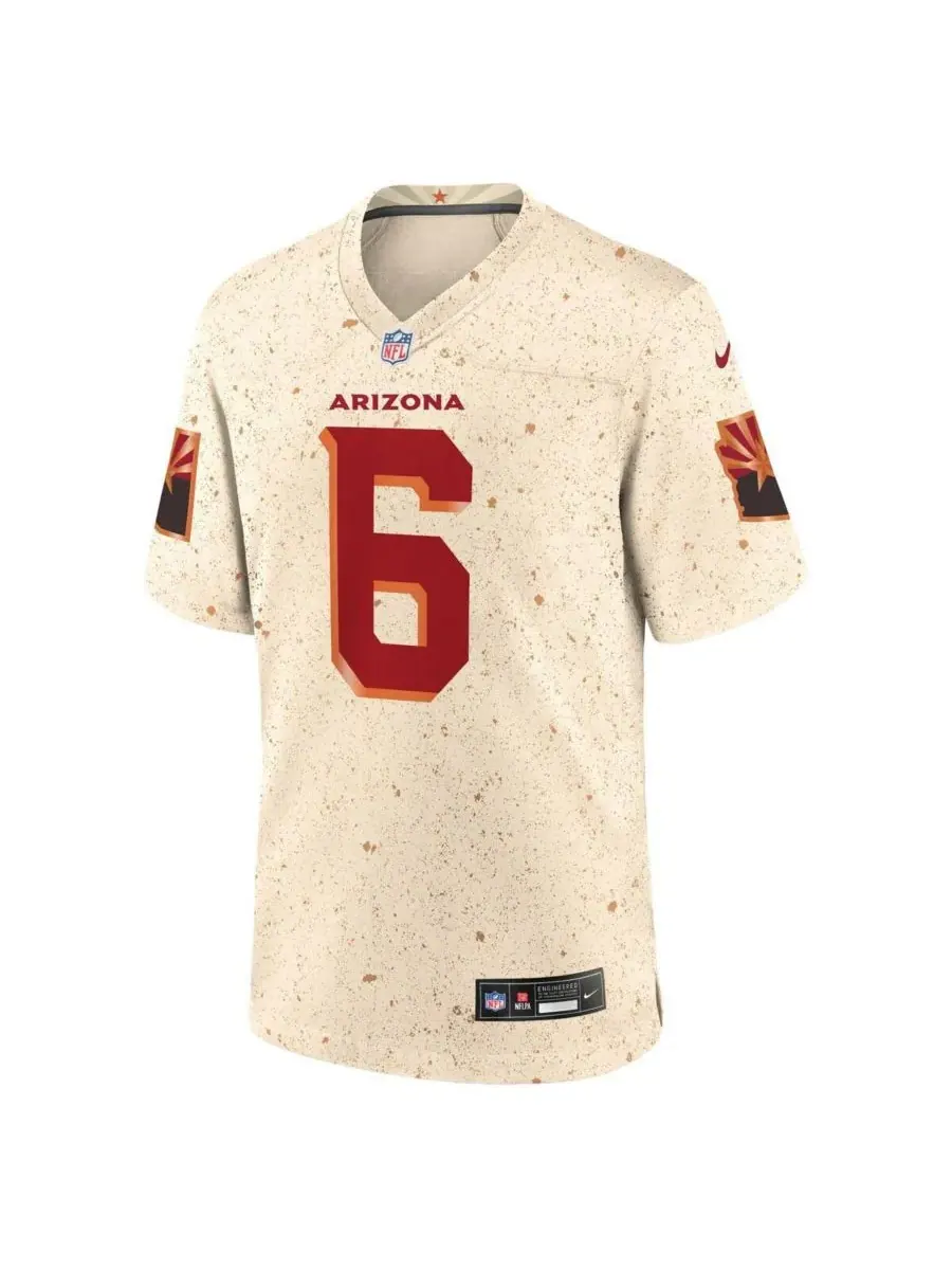 Мужская игровая футболка James Conner Natural Arizona Cardinals из коллекции Rivalries 2025 года — изображение 2 из 3