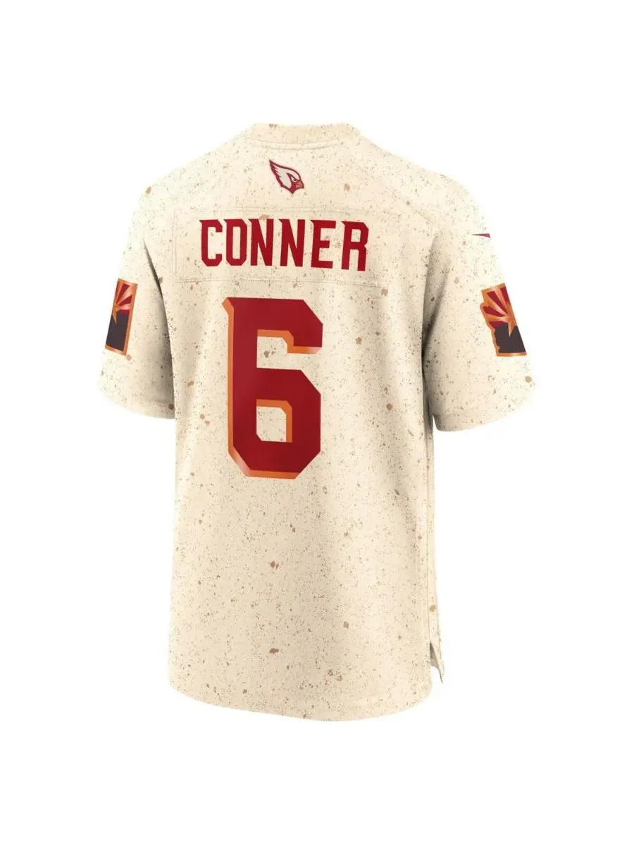 Мужская игровая футболка James Conner Natural Arizona Cardinals из коллекции Rivalries 2025 года — изображение 3 из 3