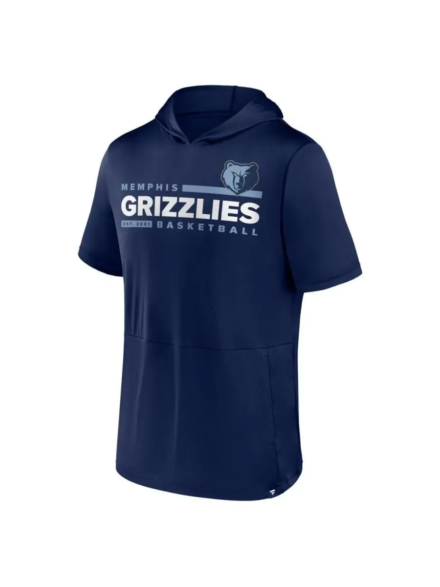 Fanatics Мужская темно-синяя толстовка с капюшоном Memphis Grizzlies Possession — изображение 2 из 3, темно-синий