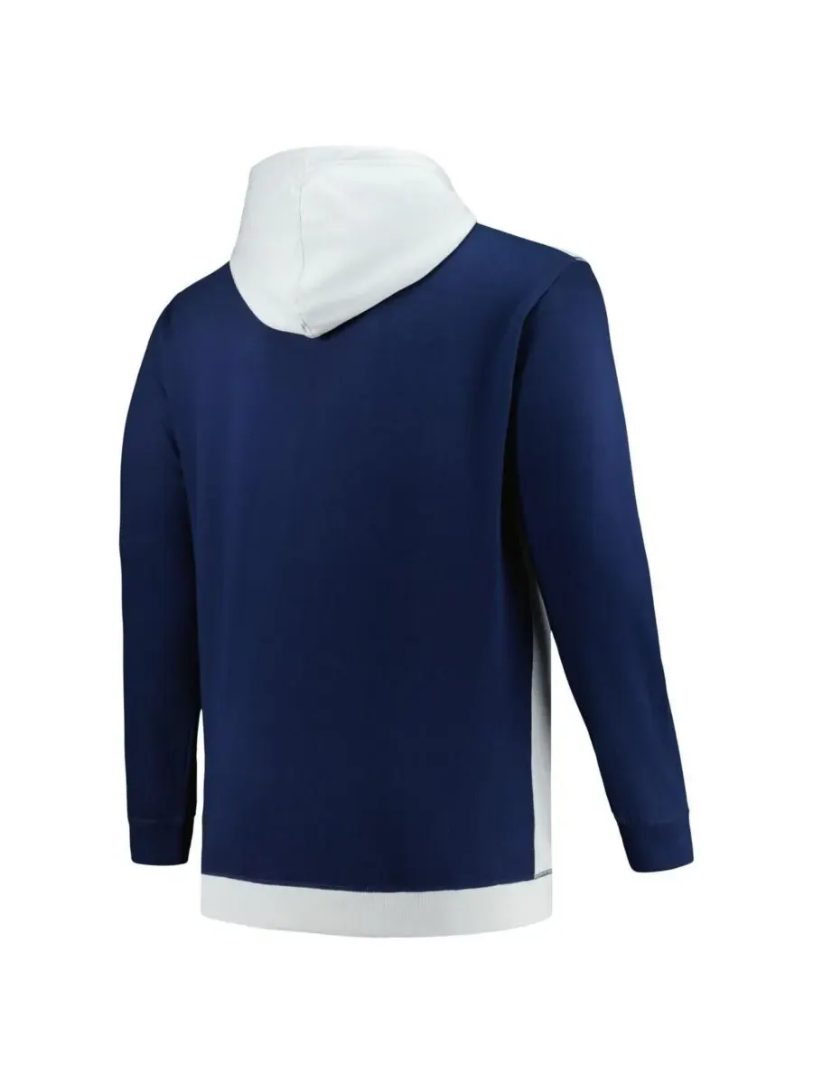 Fanatics Мужская толстовка Primary Arctic Pullover Hoodie темно-синего и серебристого цвета с — изображение 3 из 3