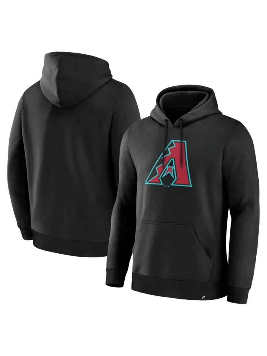 Худи с капюшоном и принтом Arizona Diamondbacks Primary Logo Legacy Fanatics