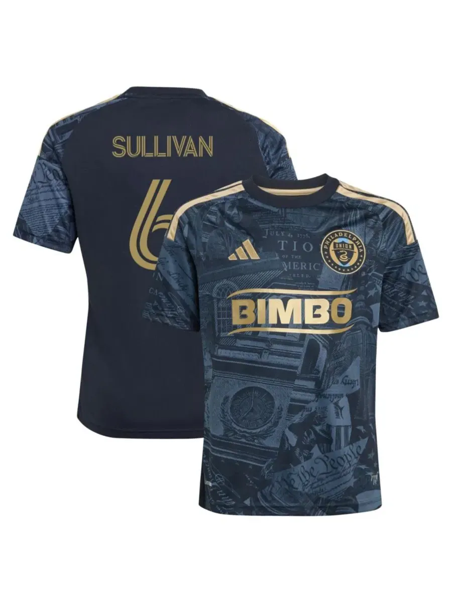Реплика футбольного джерси Philadelphia Union 1776 Kit с именем Кавана Салливана adidas