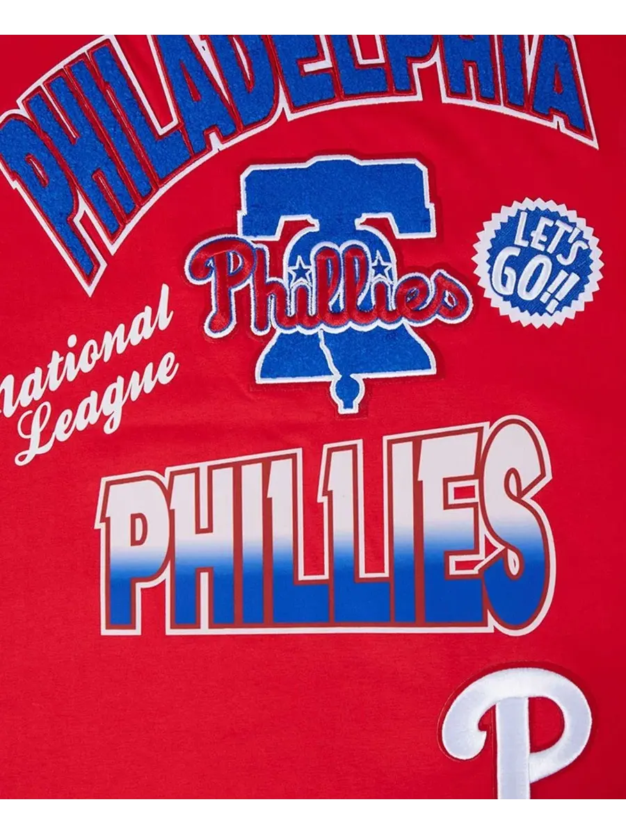 Футболка с принтом Philadelphia Phillies Pro Standard — изображение 2 из 8, красный