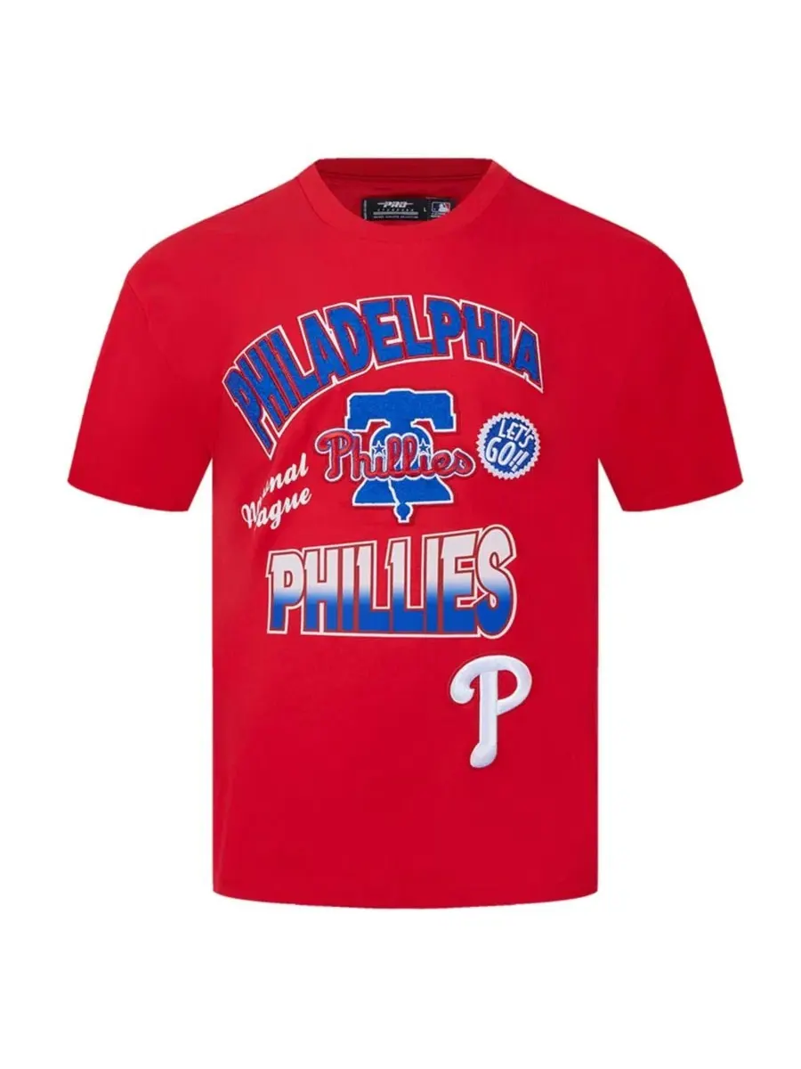 Футболка с принтом Philadelphia Phillies Pro Standard — изображение 6 из 8, красный