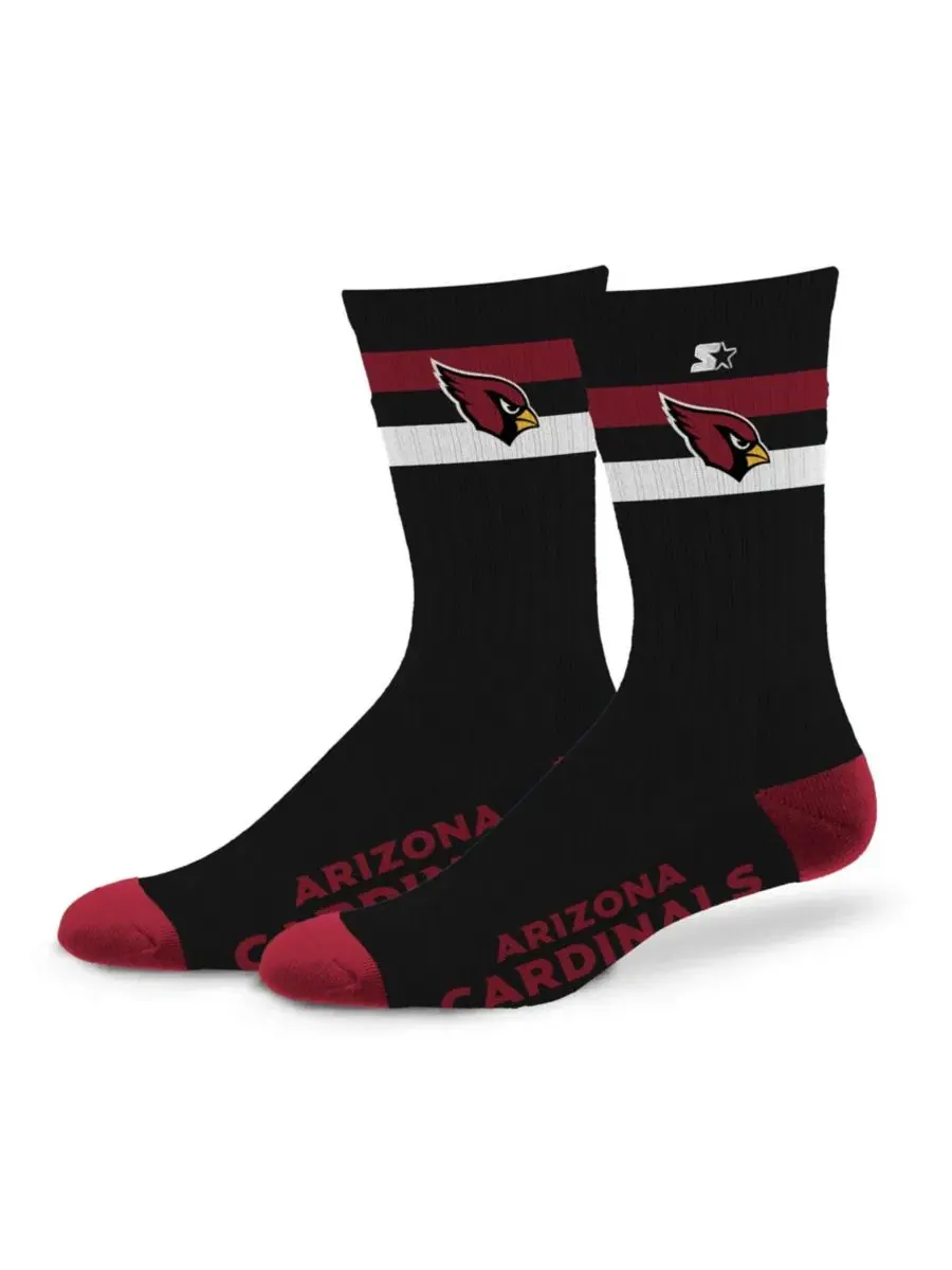 Носки с двумя полосами Arizona Cardinals Starter