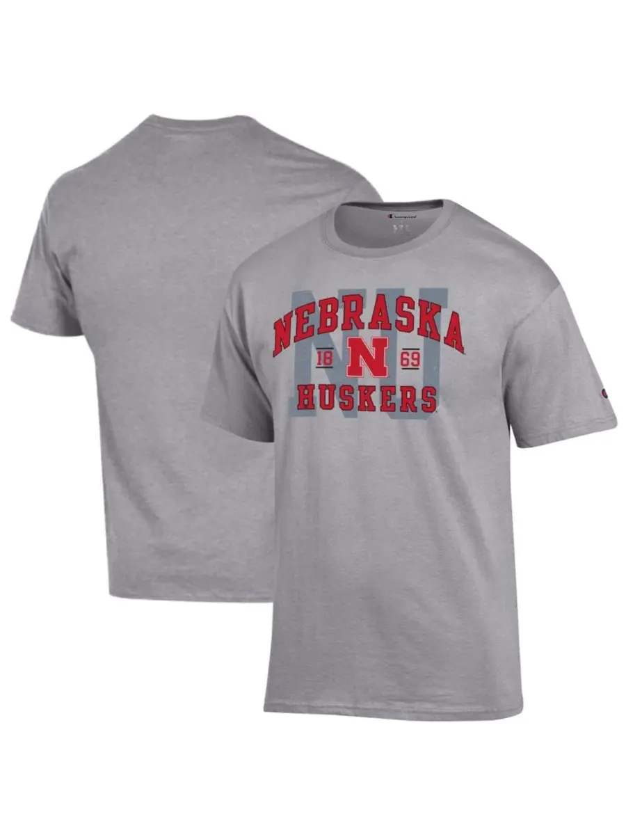 Футболка с принтом Nebraska Huskers Varsity Champion