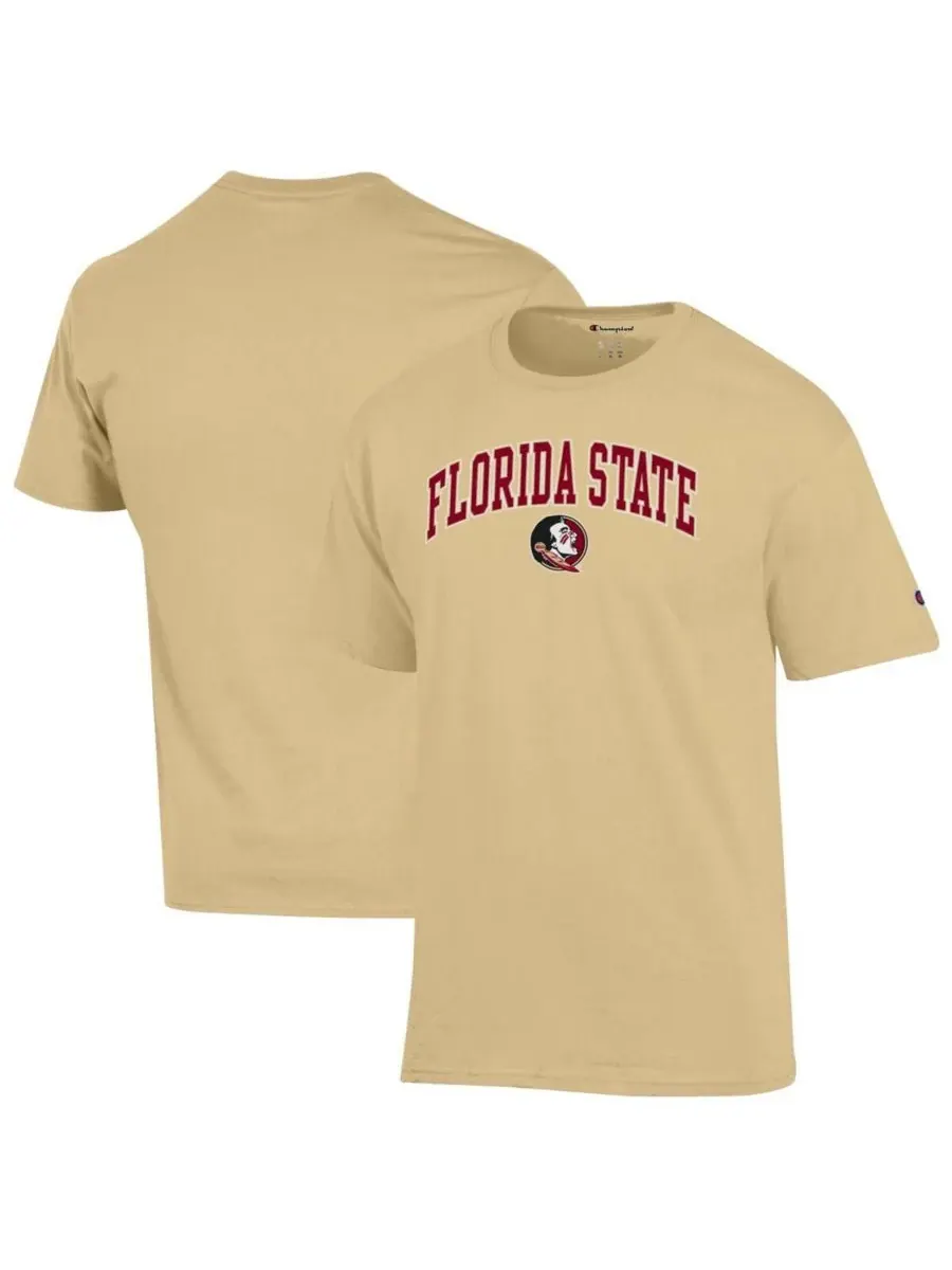 Champion Мужская футболка Vegas Gold с арочным логотипом команды Florida State Seminoles