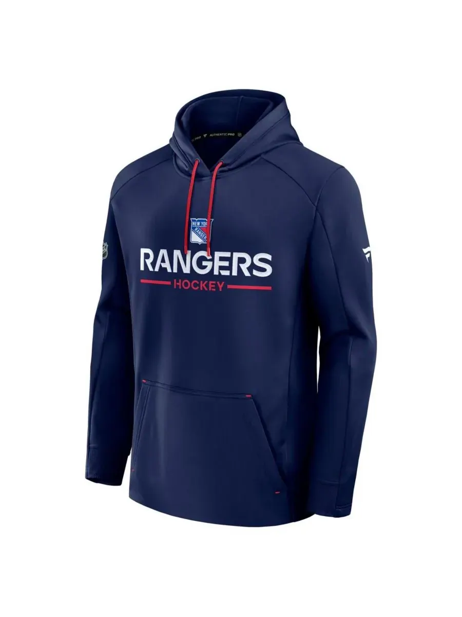 Fanatics Мужская темно-синяя толстовка New York Rangers Authentic Pro Rink — изображение 3 из 3, темно-синий