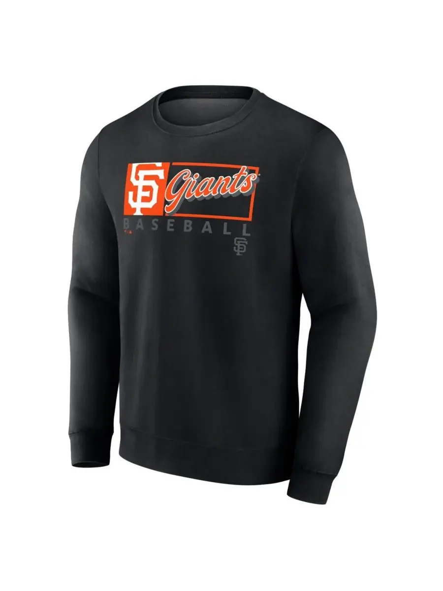 Fanatics Мужская черная флисовая толстовка San Francisco Giants Focus — изображение 3 из 3, черный