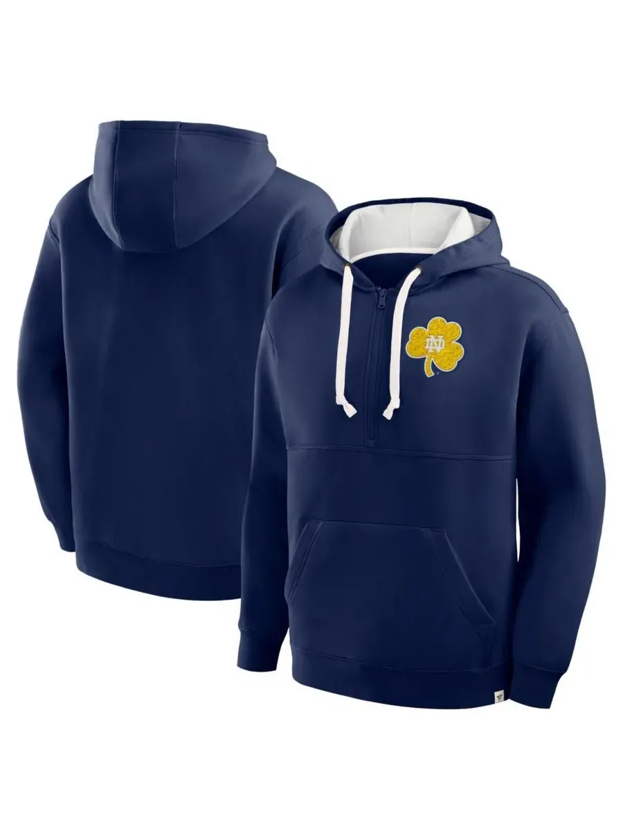 Fanatics Мужская темно-синяя толстовка Notre Dame Fighting Irish Hometown Premium Rise and Conquer