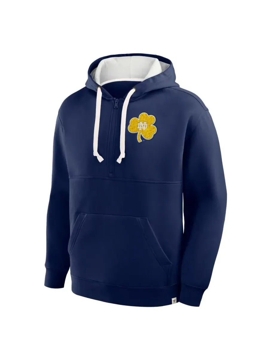 Fanatics Мужская темно-синяя толстовка Notre Dame Fighting Irish Hometown Premium Rise and Conquer — изображение 2 из 3
