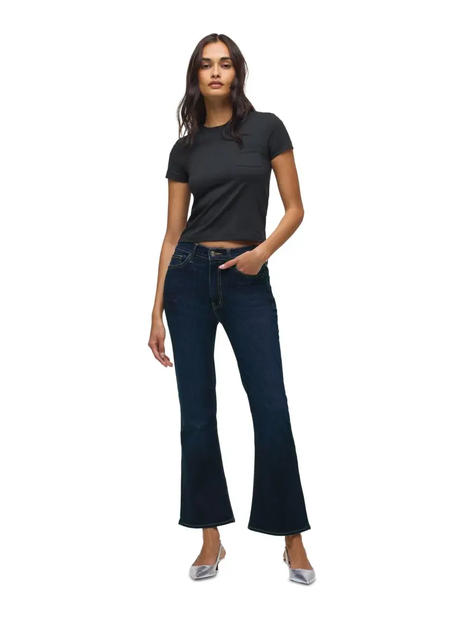 Джинсы клеш с высокой посадкой Blair Hudson Jeans, Angelou — изображение 6 из 6