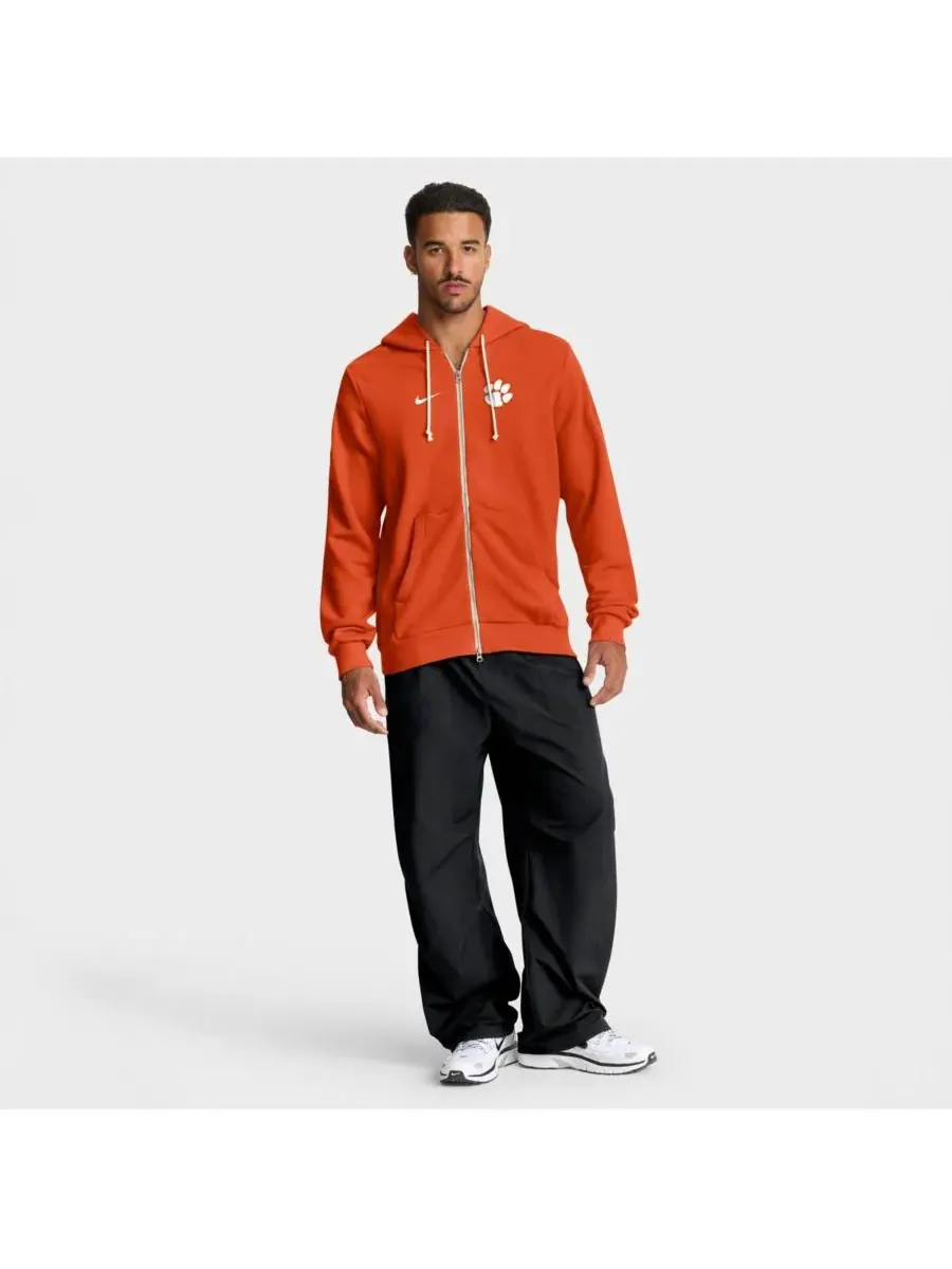Nike Мужская оранжевая толстовка на молнии Clemson Tigers 2025 Sideline Standard Issue Dri-FIT — изображение 2 из 5