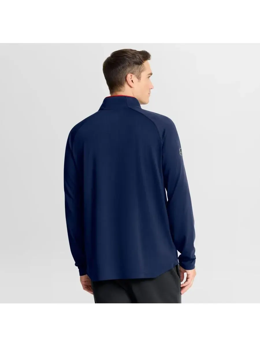 Fanatics Мужская темно-синяя толстовка New York Rangers Authentic Pro Rink Training Quarter-Zip — изображение 2 из 5