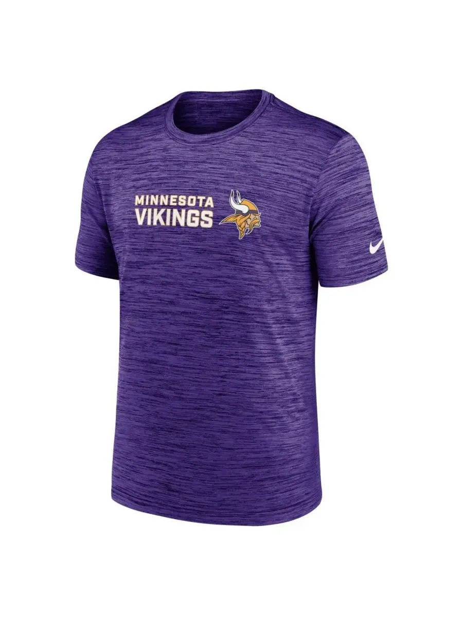 Nike Мужская фиолетовая футболка Minnesota Vikings Big Tall Primetime Reverse Play Velocity — изображение 2 из 3, фиолетовый