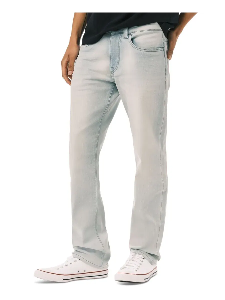 Мужские джинсы Straight Six Buffalo David Bitton, Knit Light Wash — изображение 3 из 5
