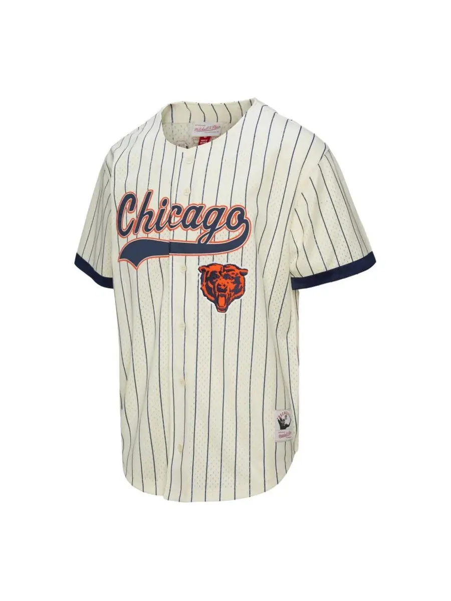 Мужская бейсбольная майка Walter Payton Cream Chicago Bears с сетчатой обложкой и номером, с — изображение 3 из 3, бежевый