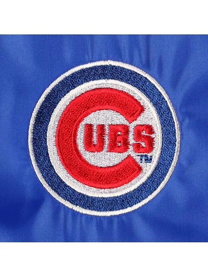 Мужская ветровка-реглан тренера Royal Chicago Cubs на кнопках Dunbrooke — изображение 3 из 4