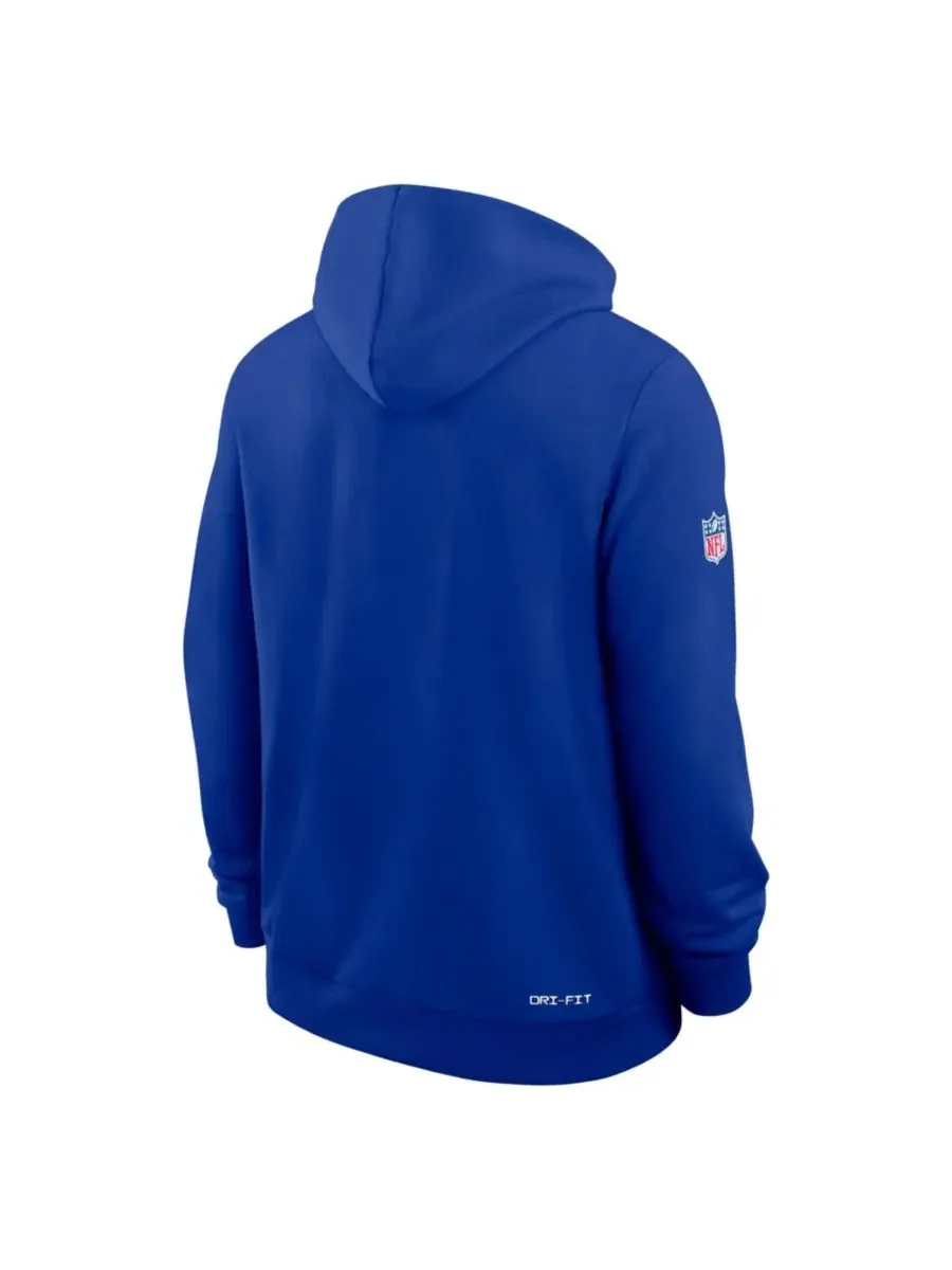 Худи с капюшоном Nike Buffalo Bills Sideline Standard Issue Dri-FIT Full-Zip — изображение 3 из 3, королевский