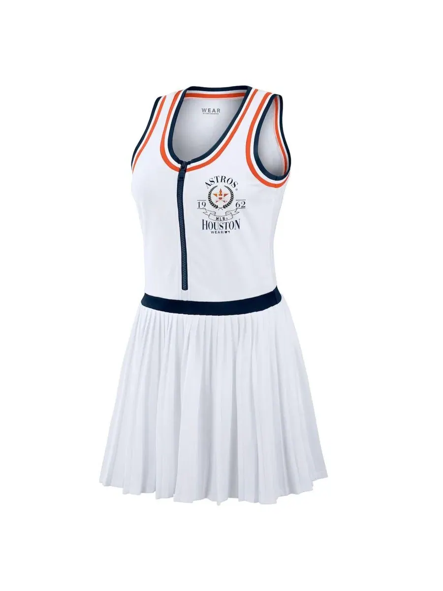 Платье-футболка с принтом Houston Astros WEAR by Erin Andrews — изображение 2 из 4, белый