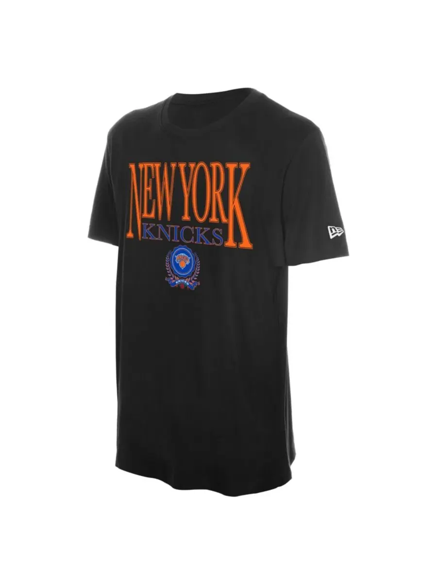 Футболка с принтом Wordmark New York Knicks New Era — изображение 2 из 4, черный