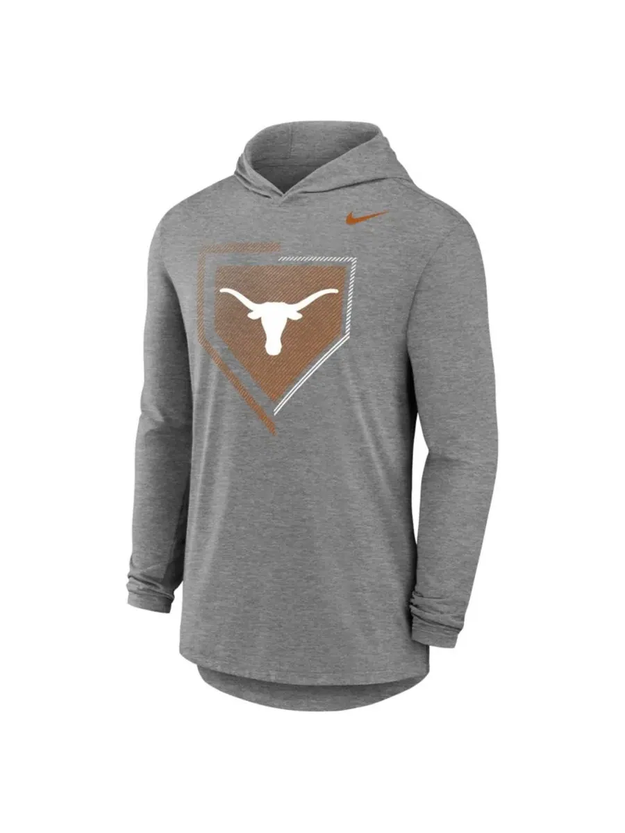 Футболка с капюшоном и длинным рукавом с принтом Texas Longhorns Nike