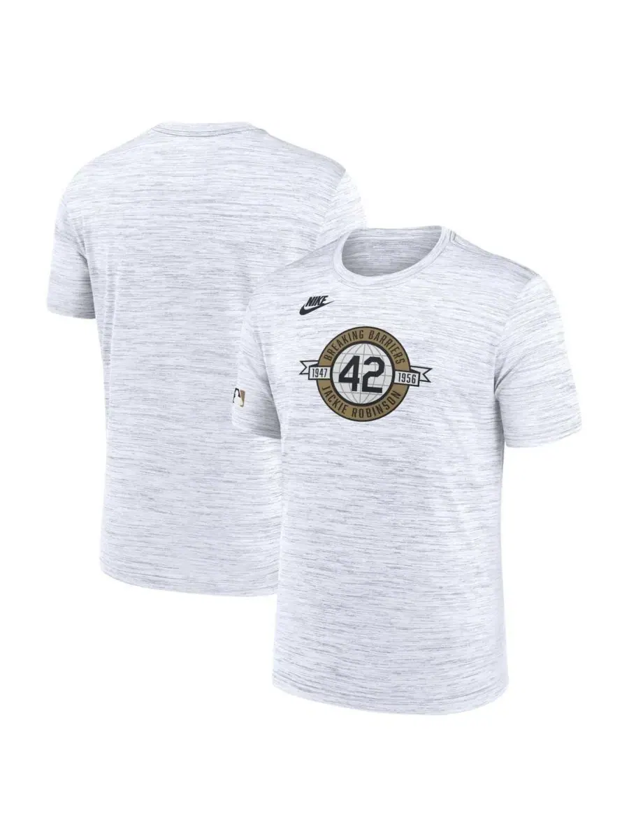Футболка с коротким рукавом 2026 Jackie Robinson Day Breaking Barriers Dri-FIT Nike