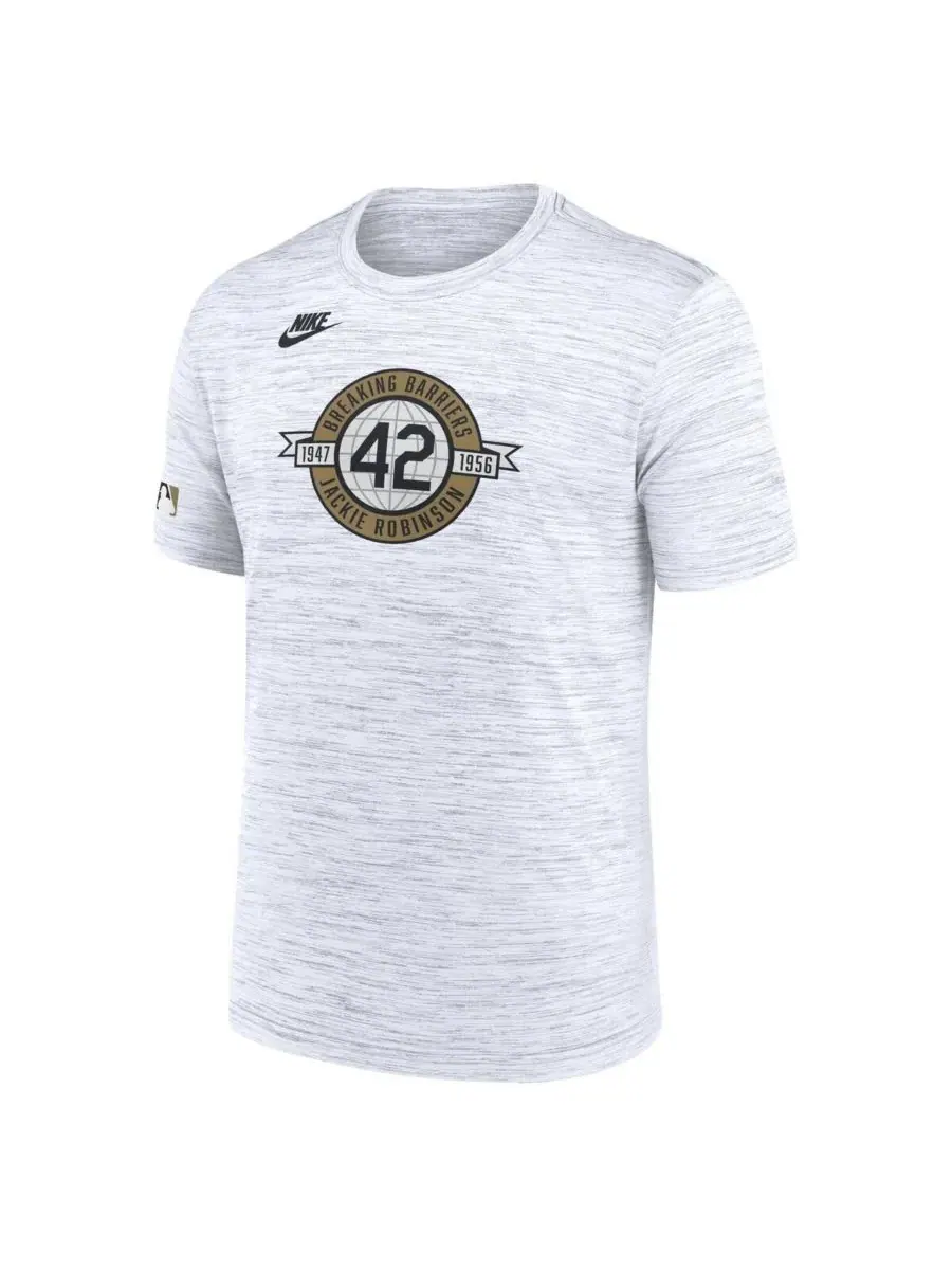 Футболка с коротким рукавом 2026 Jackie Robinson Day Breaking Barriers Dri-FIT Nike — изображение 2 из 3, белый