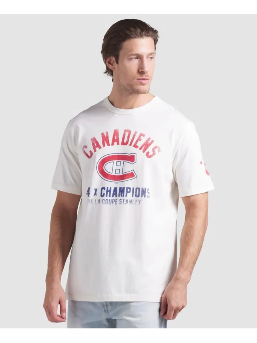 Футболка с ретро-принтом Montreal Canadiens Timeless Fanatics