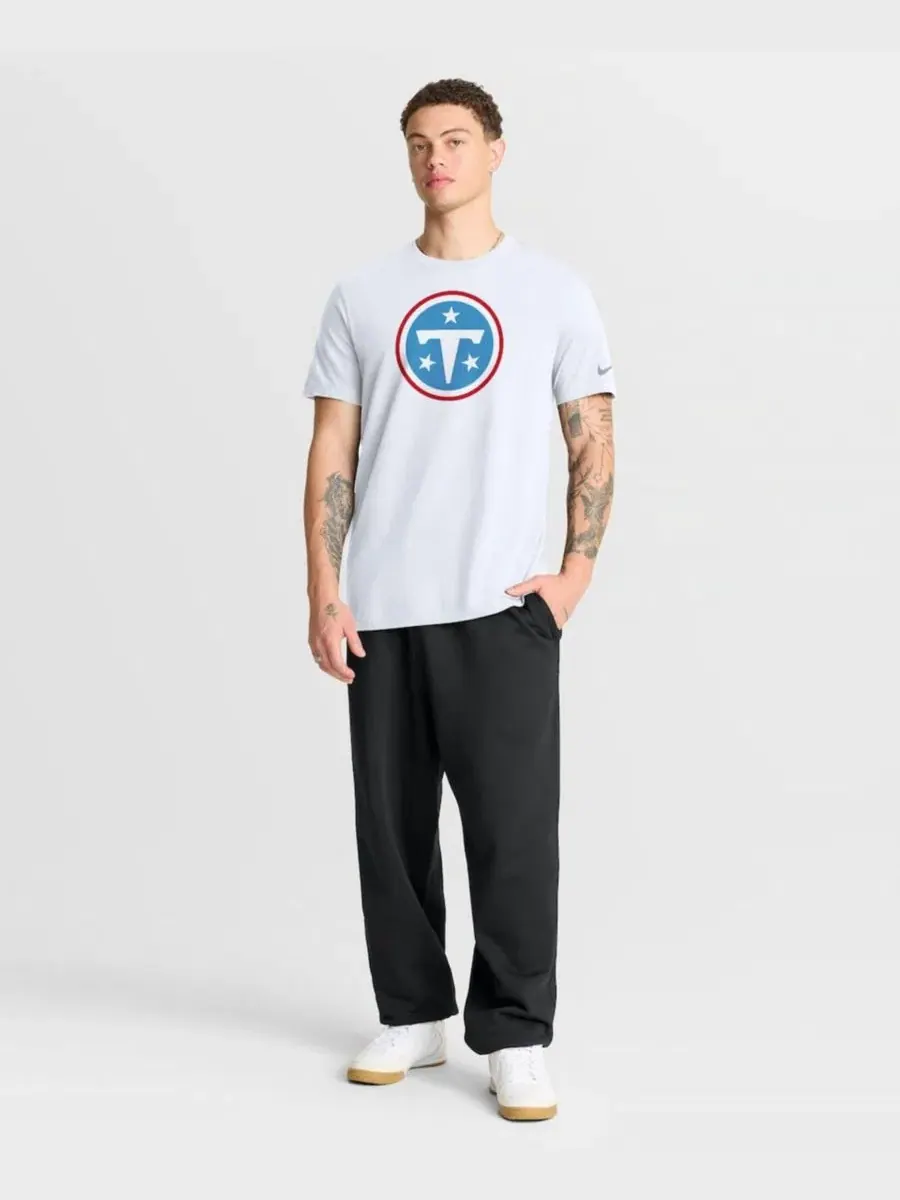 Футболка с принтом Tennessee Titans Essential Logo Nike — изображение 3 из 3, белый
