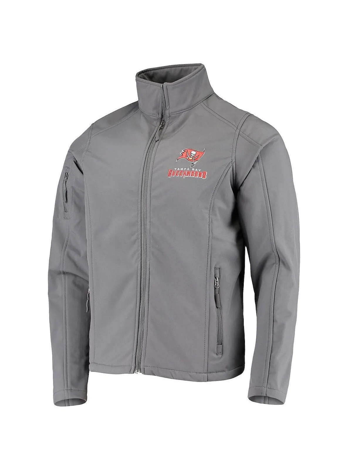 Мужская куртка pewter tampa bay buccaneers sonoma softshell с молнией во всю длину Dunbrooke — изображение 3 из 5