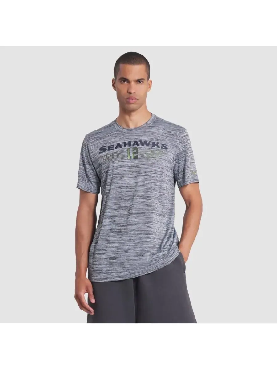 Nike Мужская футболка Wolf Gray Seattle Seahawks 2025 Rivalries Collection Sideline Velocity Dri-FIT