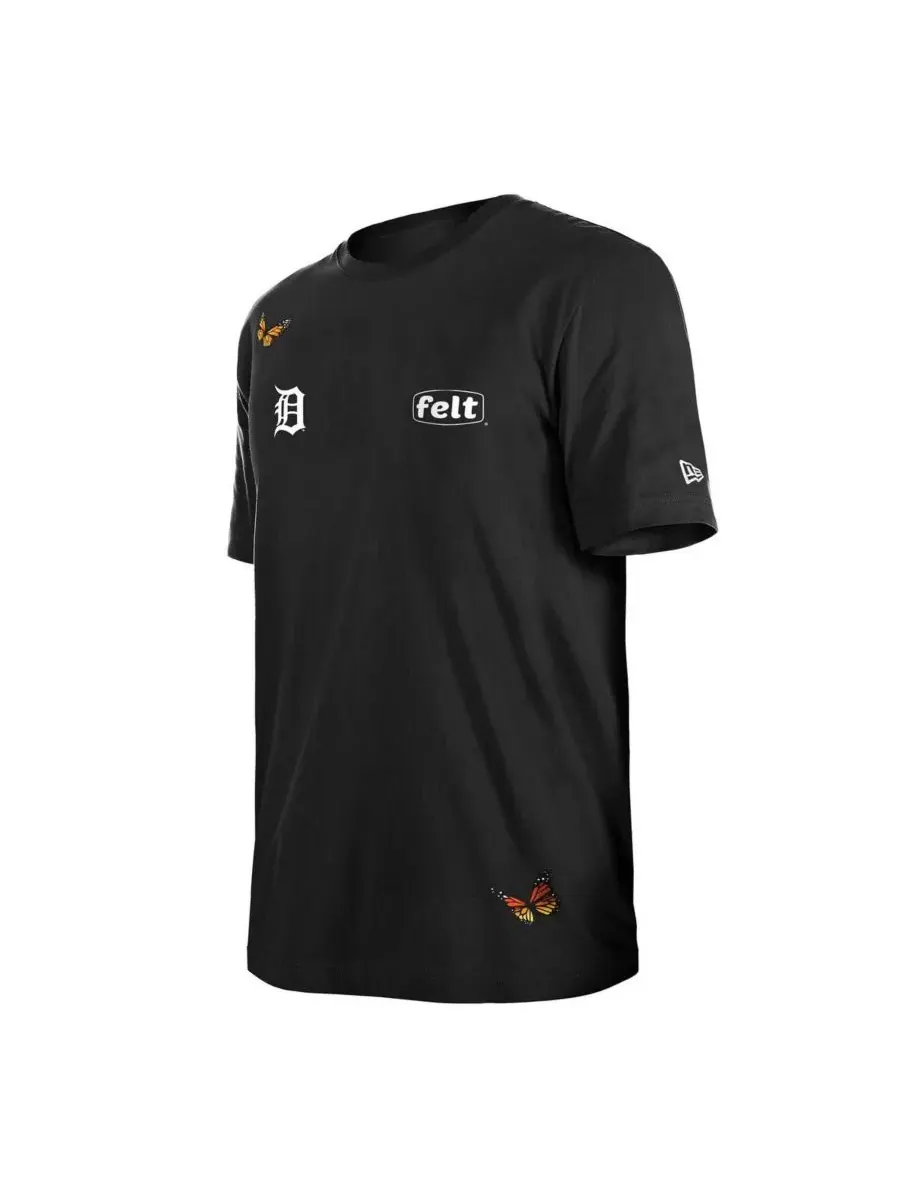 New Era Мужская черная футболка Detroit Tigers — изображение 2 из 3, черный