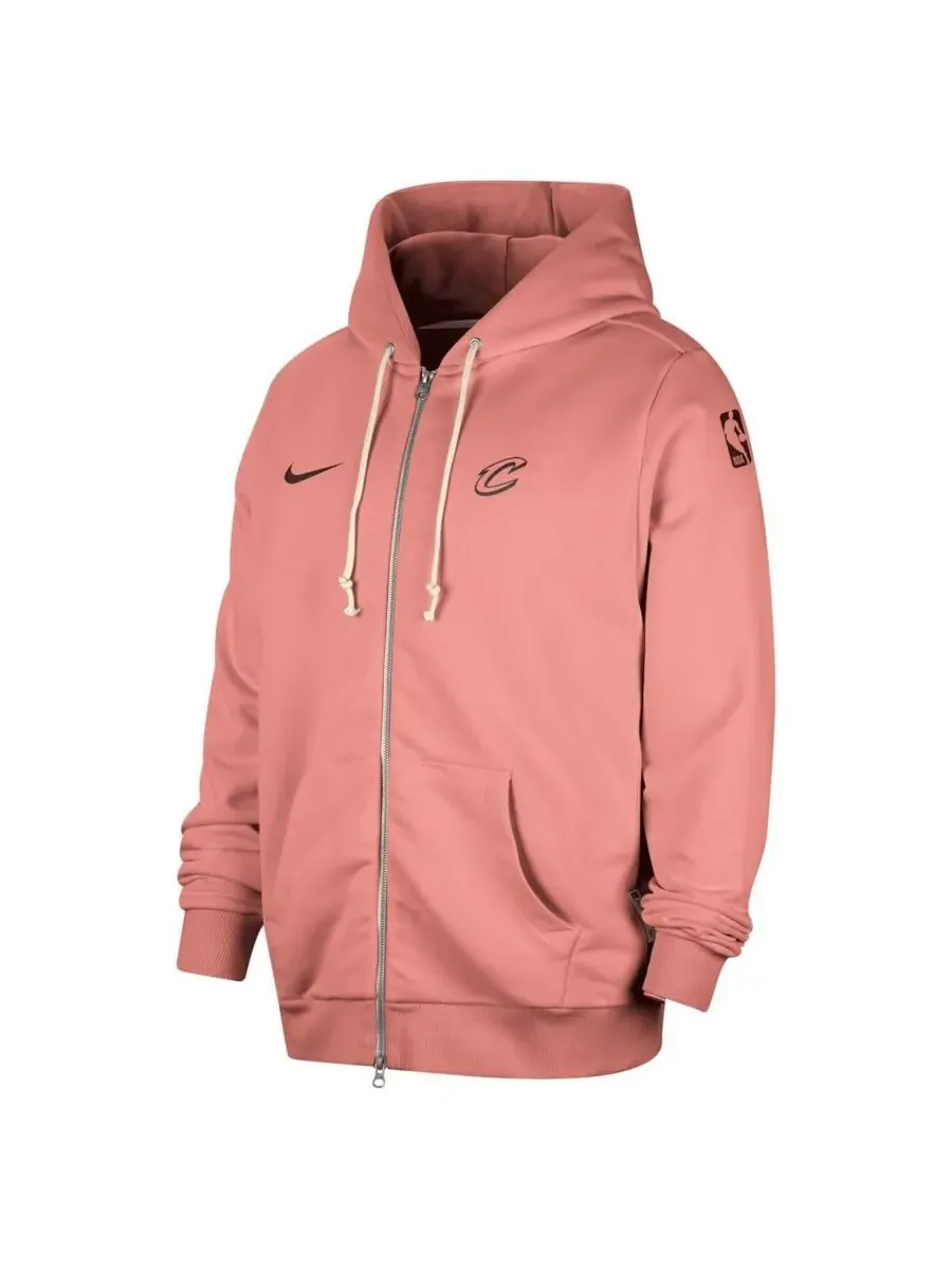 Nike Мужская красная толстовка на молнии с капюшоном Cleveland Cavaliers Authentic Standard Issue — изображение 3 из 3